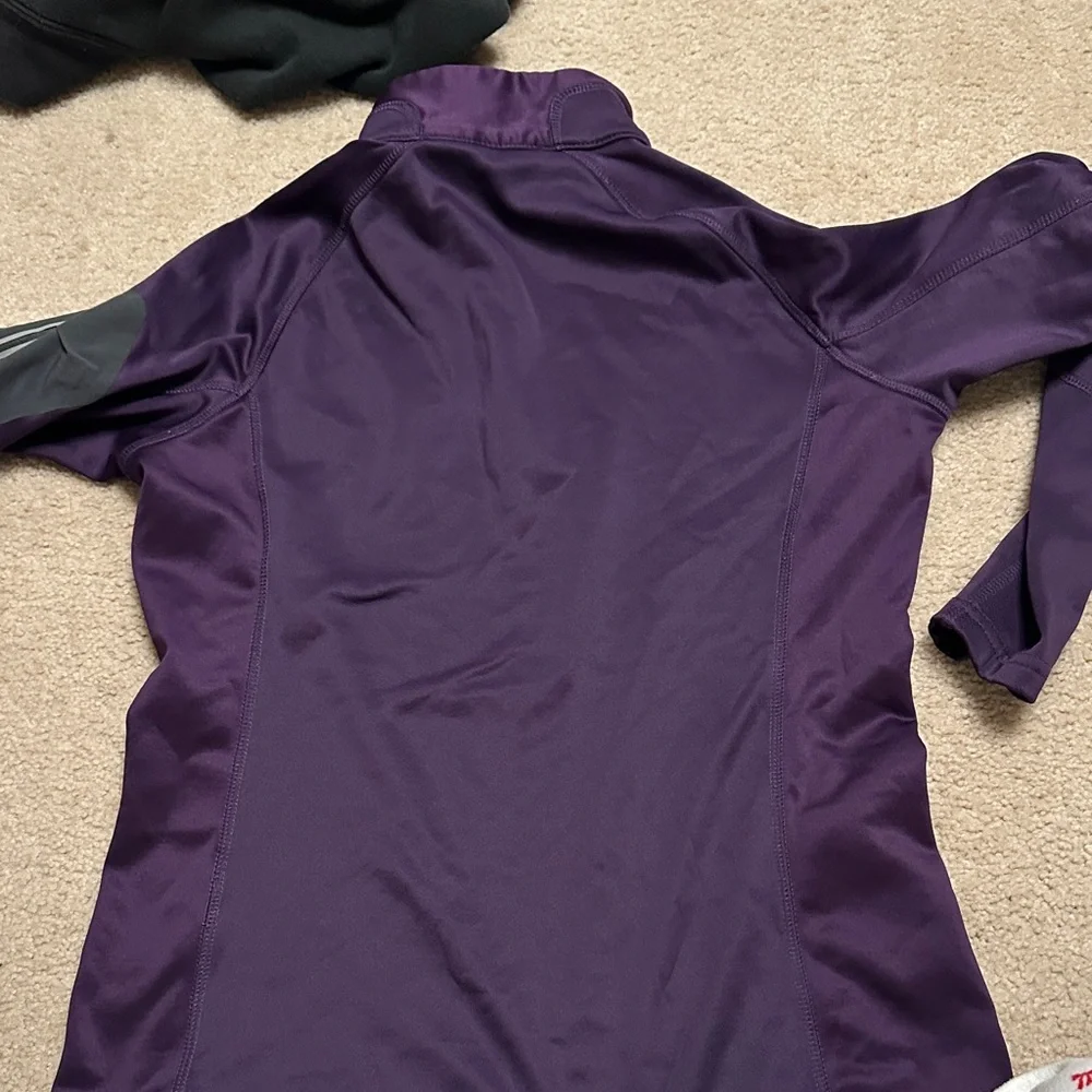 Eddie Bauer Purple Texas Roadhouse Quarter-Zip Pullover - Picture 3 of 3